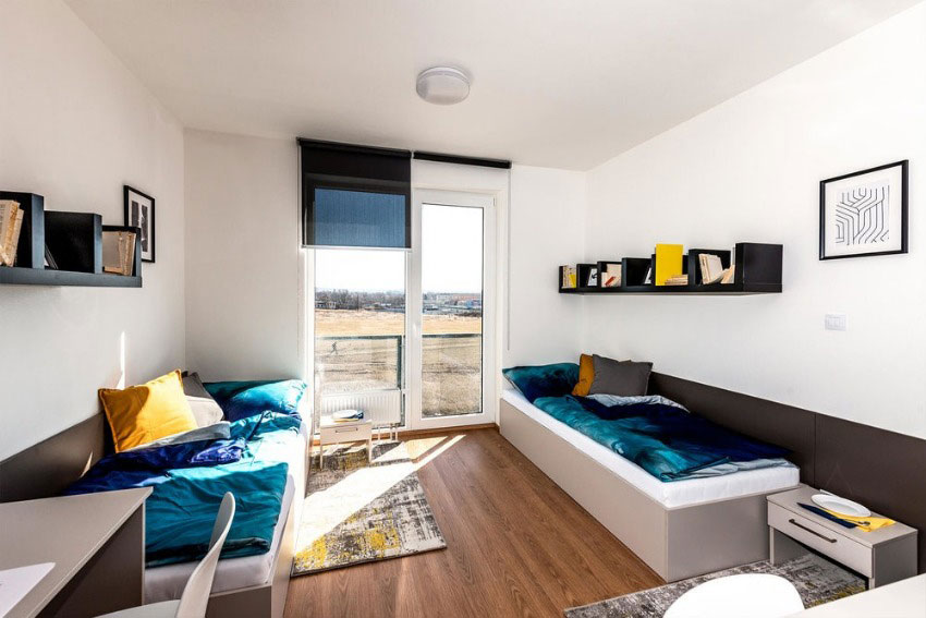 студенческие общежития в Пльзене